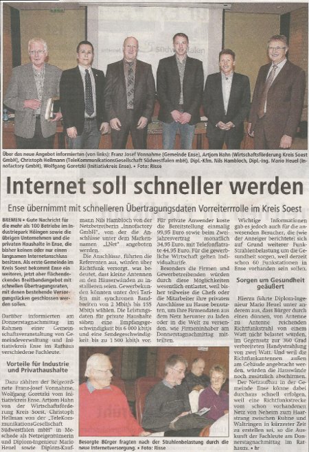 Soester Anzeiger, Samstag 3. März 2012